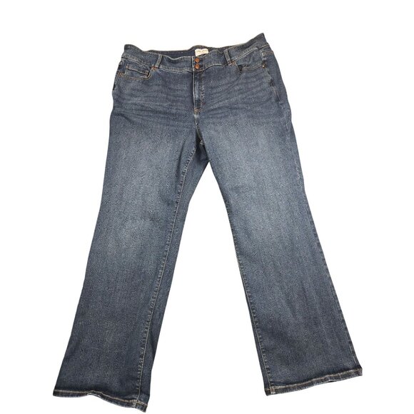 Lane Bryant Women's High-Rise Jean Boot Cut Size 26 L - Picture 1 of 7